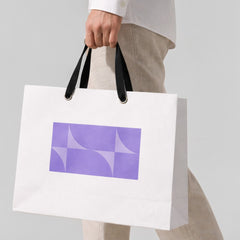 Classic shopping bag with rope straps