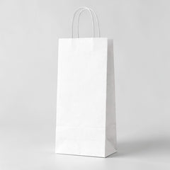 Tall Shopping Bag with Rolled Paper Handles