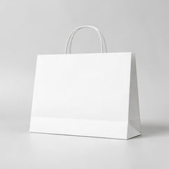Classic Shopping Bag with Rolled Paper Handles
