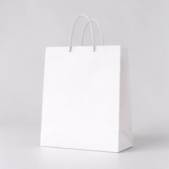 Vertical Carrier Bag with Thin Rope Handles