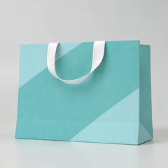 Square Shopping Bag with Flat Handles