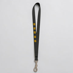 Shiny Satin-Style Lanyard with Metal Hook