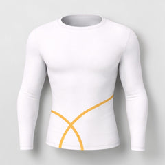 Long-sleeved fitted sweatshirt