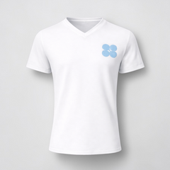 Unisex V-neck short-sleeved T-shirt