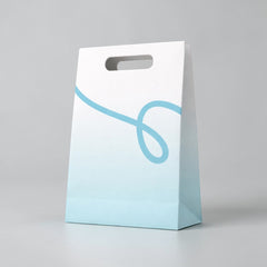 Tall Grocery Bag with Thin Handles