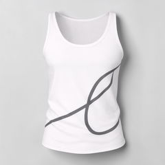 Men's round neck tank top