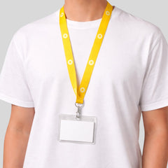 Lanyard with Flat Metal Hook