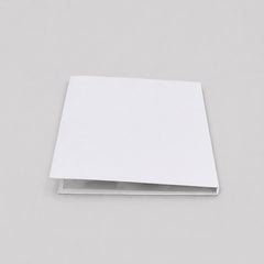 White Greeting Card with Side Fold