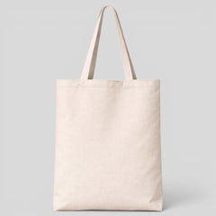 Stockka natural cotton canvas tote bag, ideal for everyday use, shopping, or branding.