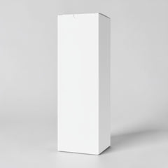 Stockka cream rectangular standing gift box with top closure, made of rigid cardboard with lamination.