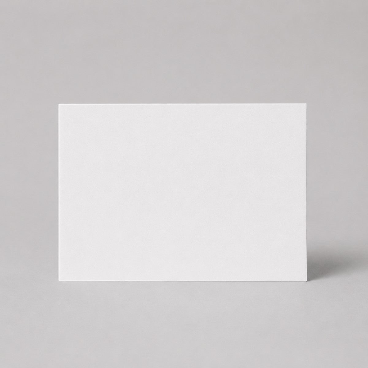 Stockka flat white matte cardstock greeting card, 350gsm, ideal for minimalist invitations and thank you notes.
