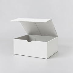 Stockka light green hinged lid gift box, made of sturdy laminated cardboard, ideal for premium packaging and branded gifts.