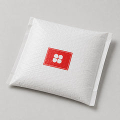 Stockka white padded envelope with red and white logo, ideal for shipping and packaging.