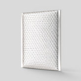 Stockka white padded bubble mailer, ideal for shipping small items like jewelry or electronics securely.