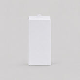 Stockka white cardboard box with top tab closure, perfect for packaging small items, branded kits, or stationery.