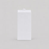 Stockka white cardboard box with top tab closure, perfect for packaging small items, branded kits, or stationery.