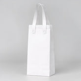Stockka white non-woven polypropylene tote bag for one or multiple cups, ideal for cafes and events.