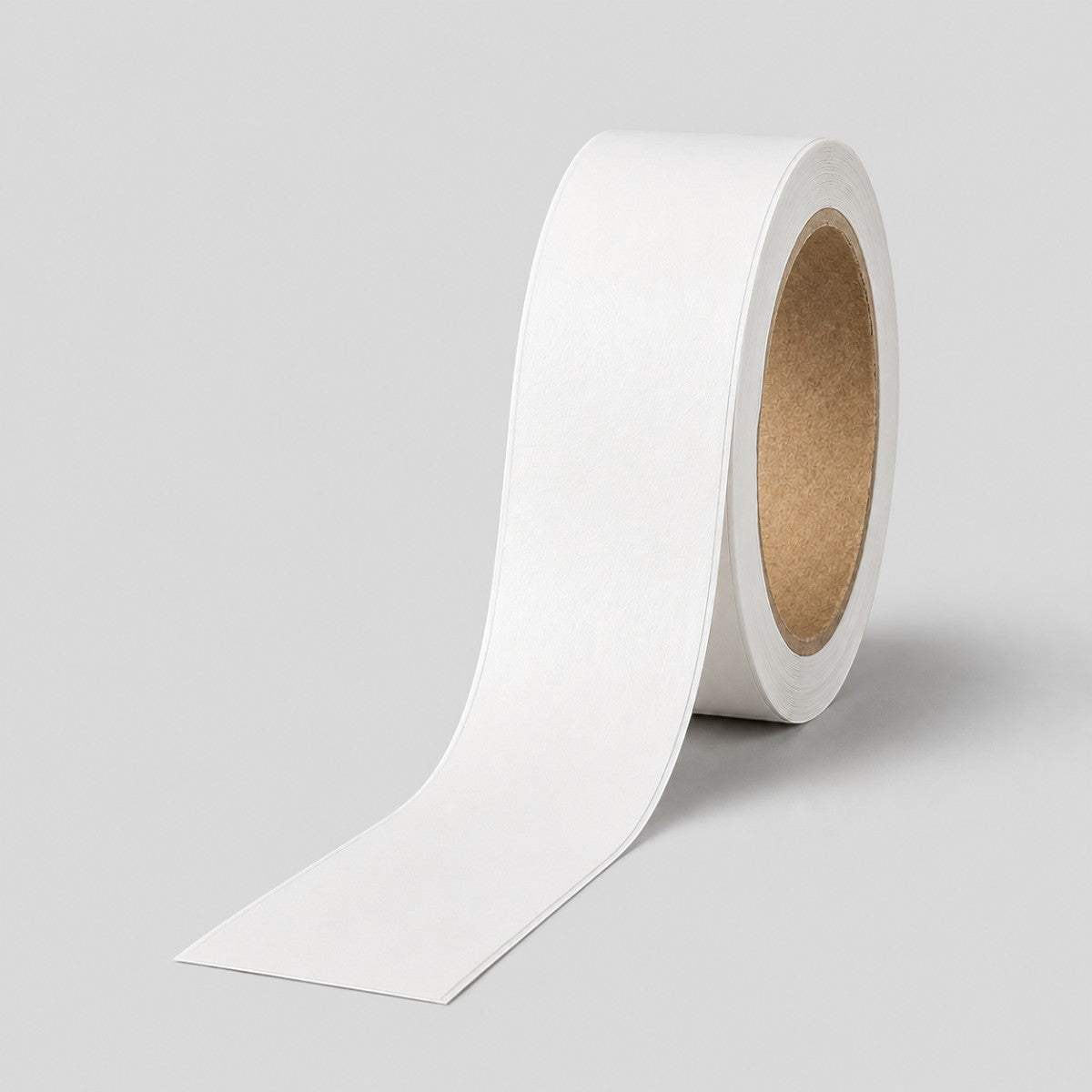 Stockka white rectangular custom sticker roll, ideal for product labeling, packaging, and shipping.