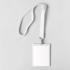 Flat Lanyard with Horizontal ID Badge