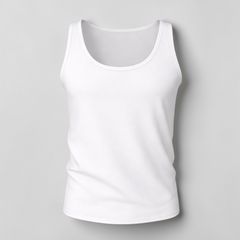 Men's round neck tank top