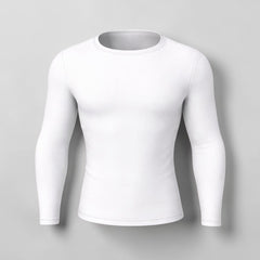 Long-sleeved fitted sweatshirt
