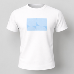 T-shirt with contrasting collar