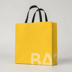 Retail shopping bag with handles