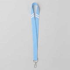 Wide Flat Lanyard with Metal Hook