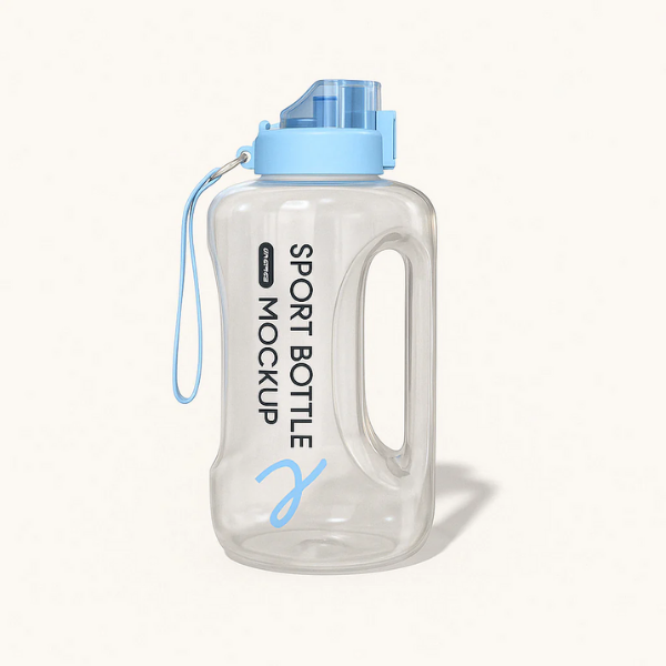 Sports Bottle with Straw