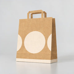 Kraft Paper Bag with Flat Handles