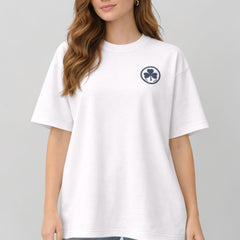 T-shirt with side stripes - oversized cut