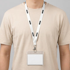 Flat Lanyard with Standard Metal Clip