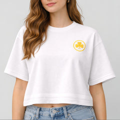 Crop T-shirt - Oversized cut