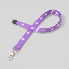 Wide Custom Safety Lanyard with Clip