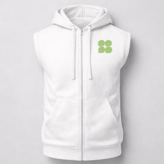 Sleeveless Zip Hoodie