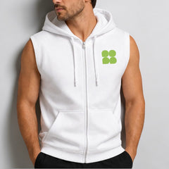 Sleeveless Zip Hoodie