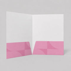 A4 folder with two inner pockets