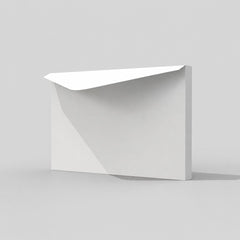Stockka A4 horizontal cardboard document envelope with a triangular flap for top closure. Ideal for business use.