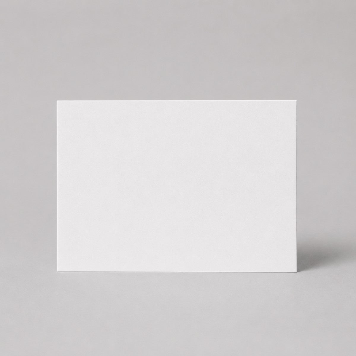 Stockka flat white matte cardstock greeting card, 350gsm, ideal for minimalist invitations and thank you notes.