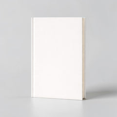 Stockka vertical hardback notebook with 220 lined pages and customisable cover.