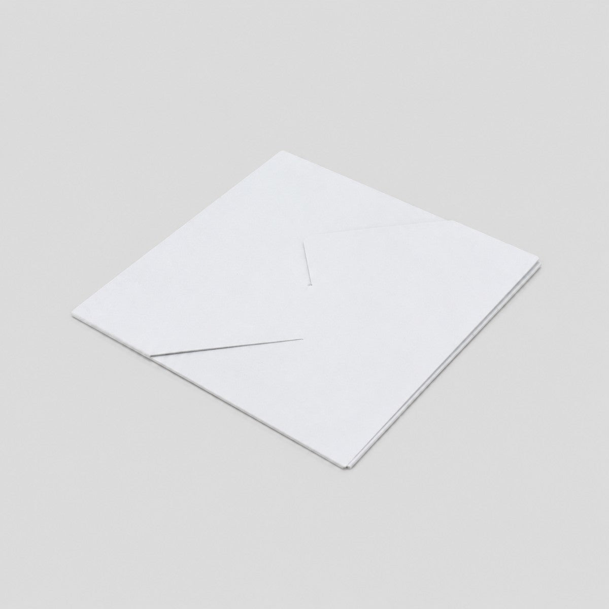 Stockka white card with diagonal inner pocket for gift cards, vouchers, or business cards. Made of quality paper.