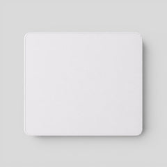 Stockka classic rectangular white mousepad with rounded corners, ideal for smooth mouse movement during work or gaming.